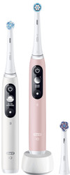 Oral-B iO Series 6N Duo Pack Wit + Roze