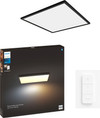 Philips Hue Aurelle White Ambiance groot vierkant zwart + dimmer