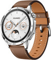 Huawei Watch GT 4 Zilver/Bruin 46mm