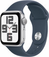 Apple Watch SE (2022) 40mm Silver Aluminum Sport Band S/M