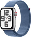 Apple Watch SE (2022) 4G 44mm Silver Aluminum Sport Watch Strap