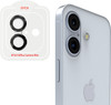 BlueBuilt Apple iPhone 16/16 Plus Camera Lens Protector Aluminum
