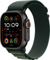Apple Watch Ultra 2 4G 49mm Zwart Alpine Band Groen L