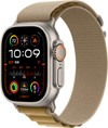 Apple Watch Ultra 2 4G 49 mm Silber Alpine Armband Beige S