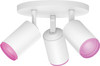 Philips Hue Fugato Opbouwspot White and Color - Wit - 3-spots