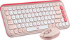 Logitech Pop Icon Combo Keyboard and Mouse Set Pink