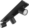 Philips Hue Runner Mounted Spot Light White Ambiance - 3 Spots - Black + Dimmer