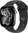 Apple Watch Series 11 Cellular 46mm Black Sport Band M/L