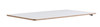 Ahrend Brisk 2.0 blad 140 cm wit