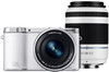 Samsung NX3000 + 16-50mm + 50-200mm wit