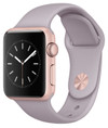 Apple Watch Sport 38mm Rosegoud/Lavendelkleurige Sportband