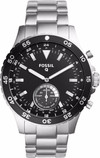 Fossil Q Crewmaster Hybrid Zilver