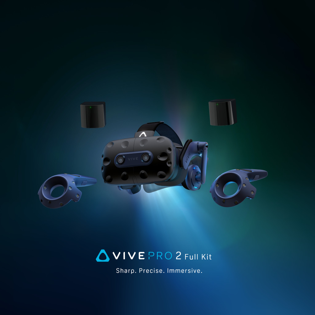 HTC Vive Pro 2 Full Kit Coolblue VR Brillen
