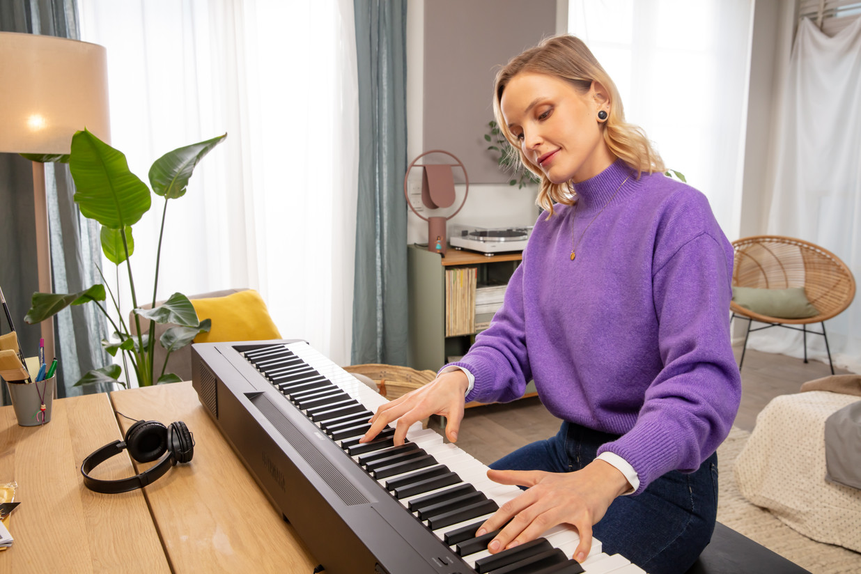 Yamaha P145BT Zwart - Foto 5
