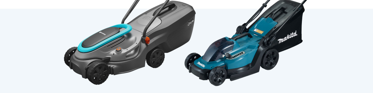 Vergelijk elektrische en accu grasmaaiers