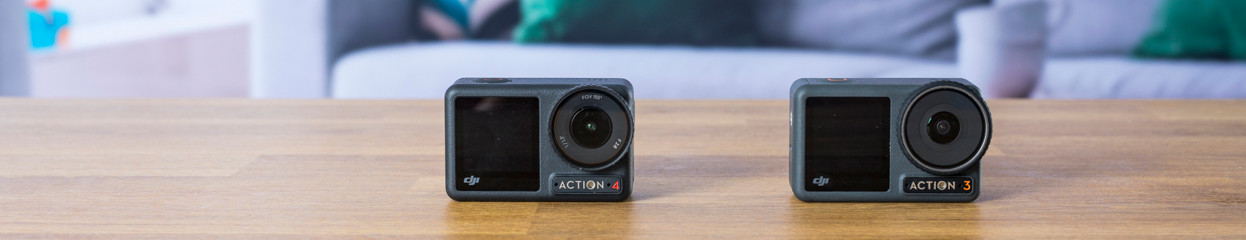 Compare the DJI Osmo Action 4 to the DJI Osmo Action 3