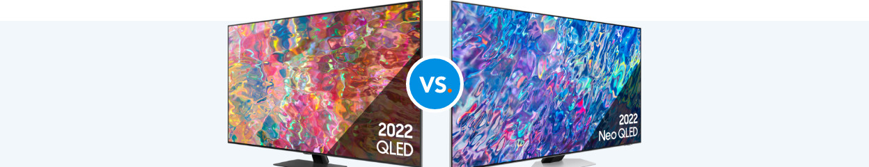 Compare the Samsung Neo QLED QN85B to the QLED Q80B