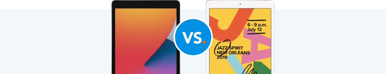 Compare the Apple iPad (2020) to the Apple iPad (2019)
