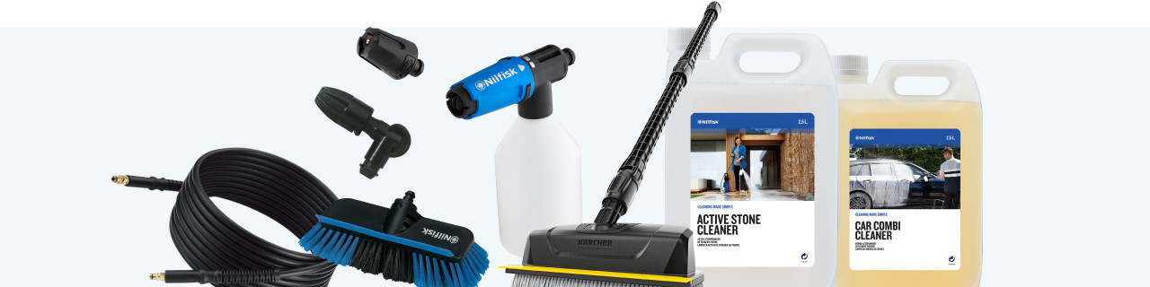 Which accessories do you need for your high-pressure cleaner?