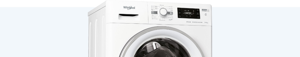 The most common errors of Whirlpool washer dryer combinations