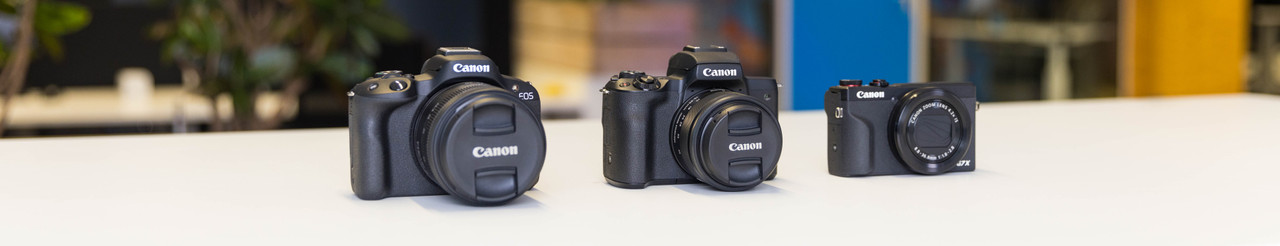 Canon EOS R50 vs EOS M50 Mark II vs Powershot G7 X Mark III