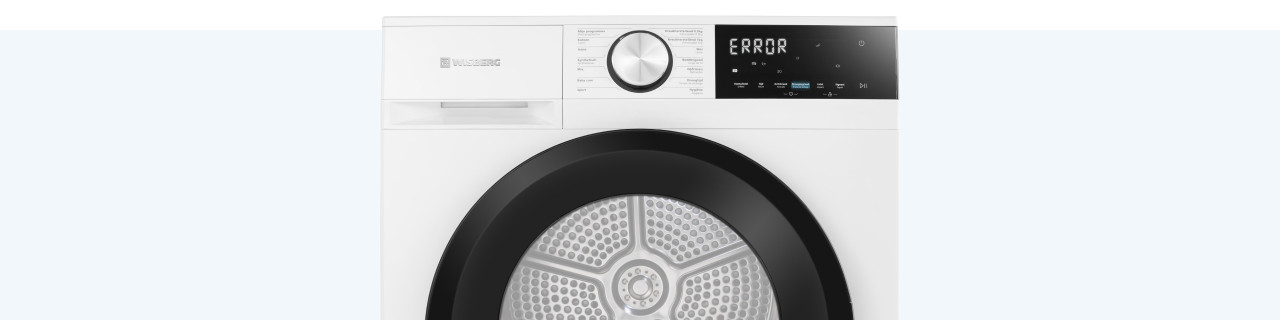 Hoe los je een Wisberg droger storing op?