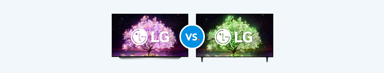 Compare the LG C1 to the LG A1 OLED TVs