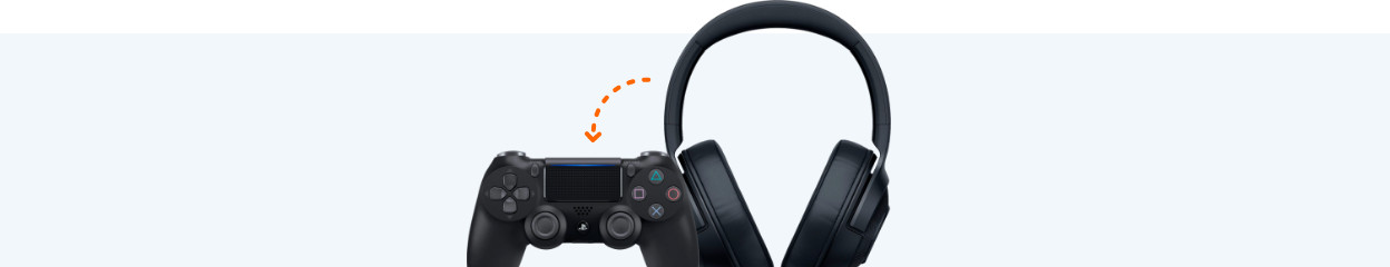 How do you set the sound of your PS4 headset?
