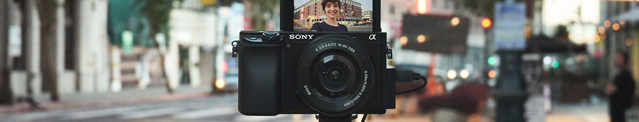 De ideale Sony camera's voor vloggers