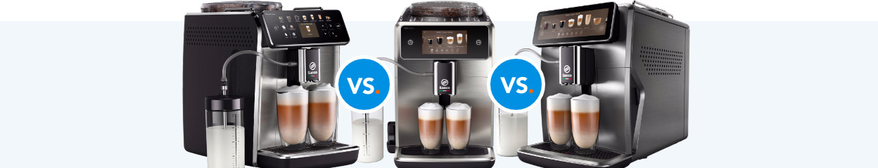 Saeco GranAroma vs Xelsis Deluxe vs Xelsis Suprema