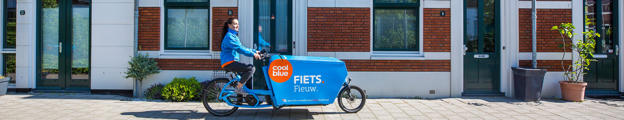 Wat een fietskoerier bij Coolblue doet
