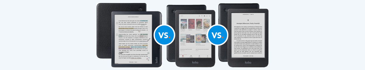Verschillen tussen de Kobo Libra en Kobo Clara