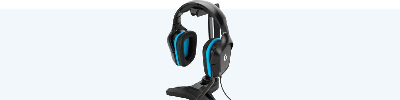 How do you install the BlueBuilt gaming headset stand?