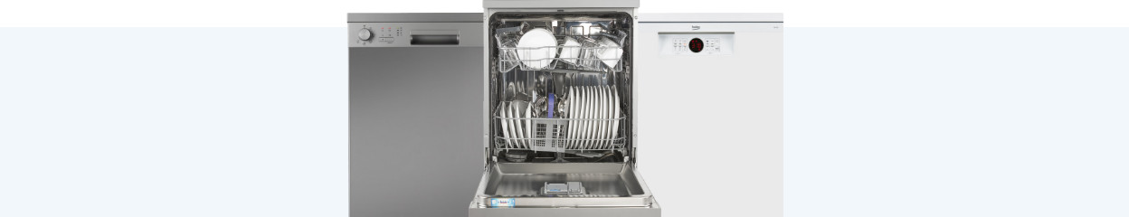 How do you install a freestanding Beko dishwasher?