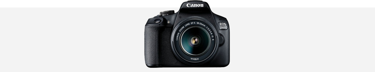 Getting started with the Canon EOS 2000D