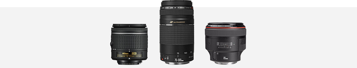How do you choose a lens for a SLR camera?
