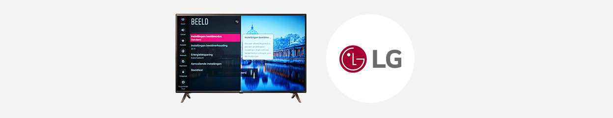 How do you adjust the image settings of your LG TV?