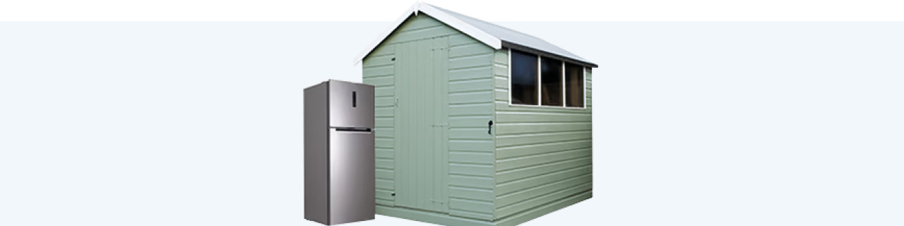 When can you place a fridge in a non-insulated environment?