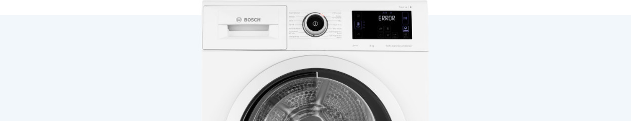 Hoe verhelp je zelf een Bosch droger storing?
