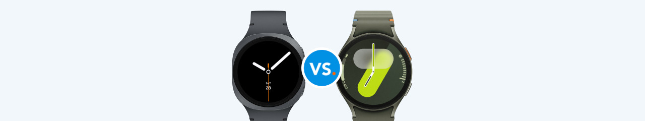 Vergelijk de Samsung Galaxy Watch 8 met de Watch 7