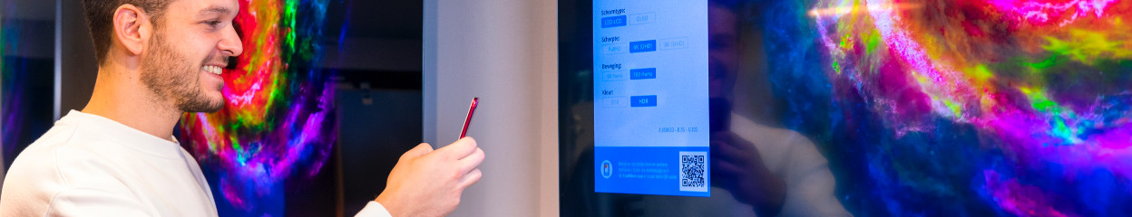 How do you scan a QR code with your Apple iPhone?