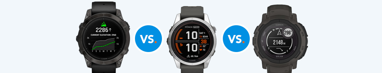 Compare all Garmin outdoor models