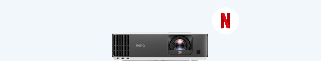 How do you download Netflix on the BenQ projector?