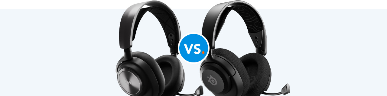 SteelSeries Arctis Nova vs Arctis Nova Pro gaming headsets 