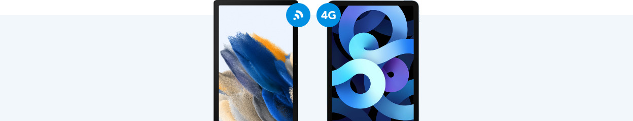 What's the difference between WiFi and 4G(+) and 5G tablets?