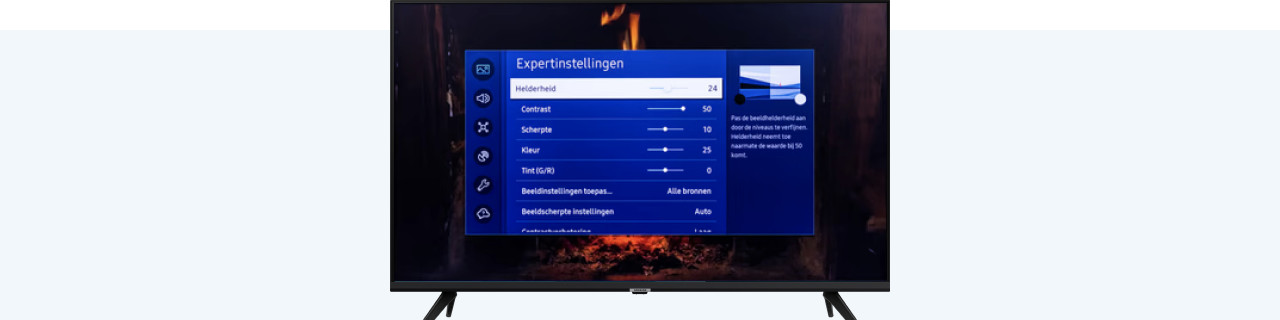 Hoe pas je de beeldinstellingen van je Samsung tv aan?