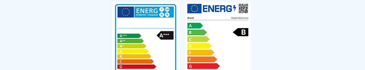 Why do you get 2 energy labels with your dryer?