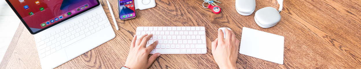 How do you charge your Apple Magic Keyboard and Magic Mouse?
