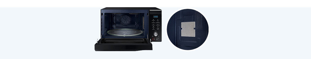 What does the cardboard plate in your microwave do?