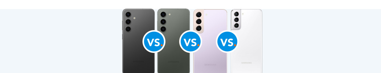Samsung Galaxy S24 vs S23 vs S22 vs S21